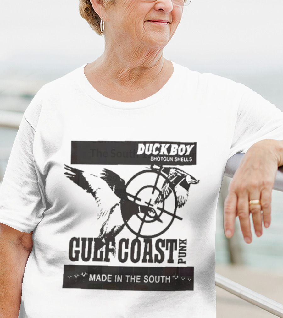 Duckboy Shotgun Shells Gulf Coast Punk Made In The South 12ga T-Shirt