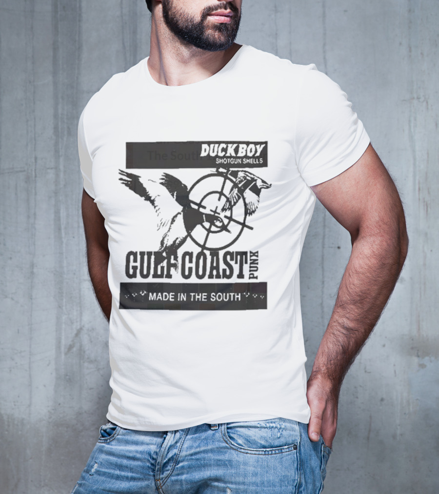 Duckboy Shotgun Shells Gulf Coast Punk Made In The South 12ga T-Shirt
