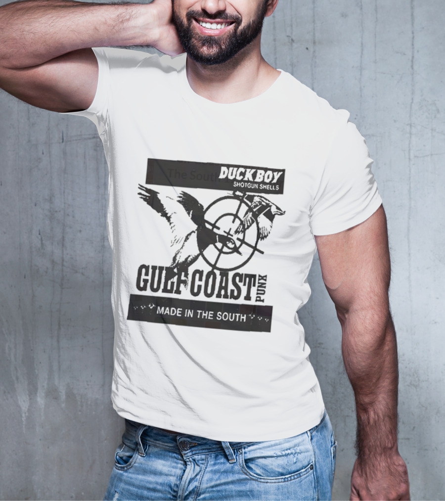Duckboy Shotgun Shells Gulf Coast Punk Made In The South 12ga T-Shirt