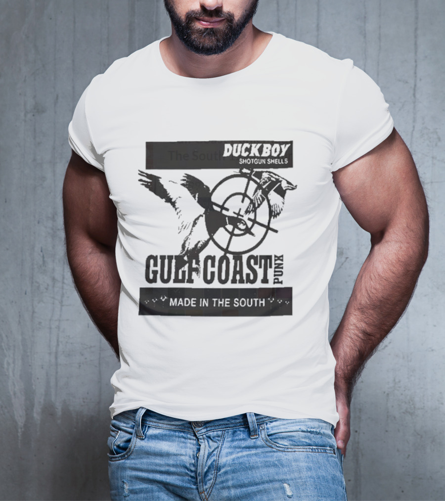 Duckboy Shotgun Shells Gulf Coast Punk Made In The South 12ga T-Shirt