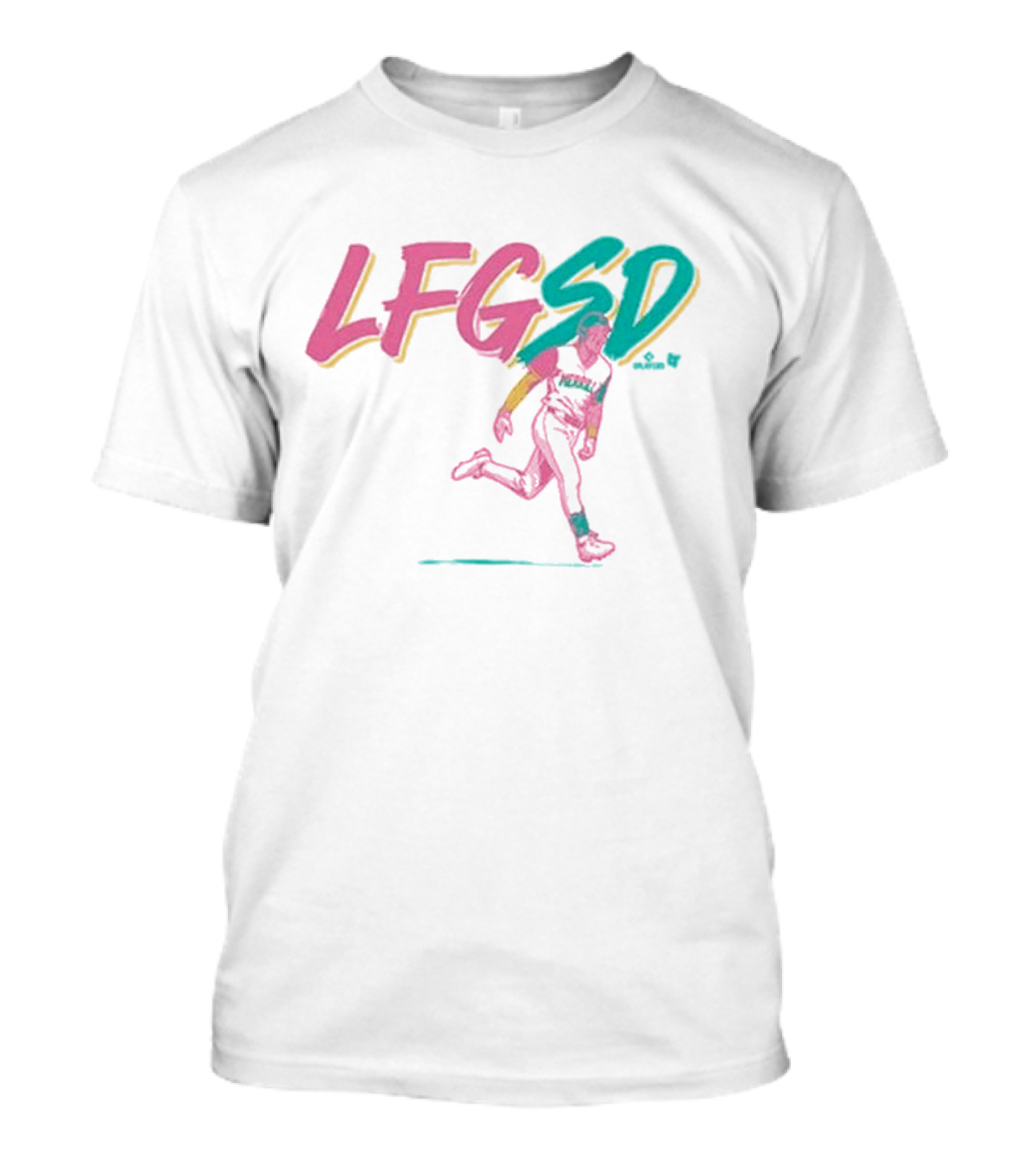 Jackson Merrill LFGSD Neon Baseball Running T-Shirt