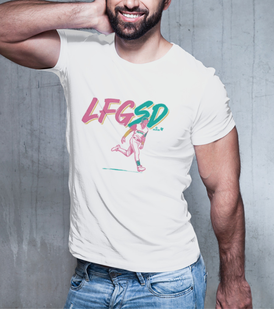 Jackson Merrill LFGSD Neon Baseball Running T-Shirt