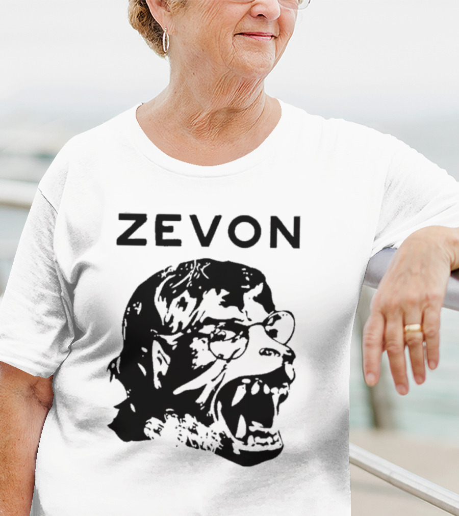 Zevon Angry Face Drawing T-Shirt