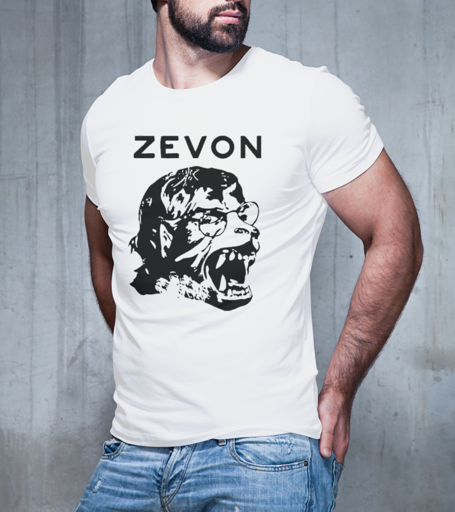 Zevon Angry Face Drawing T-Shirt