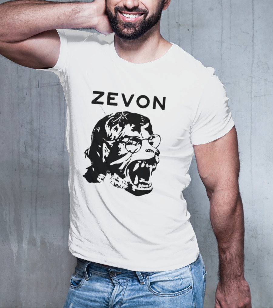 Zevon Angry Face Drawing T-Shirt