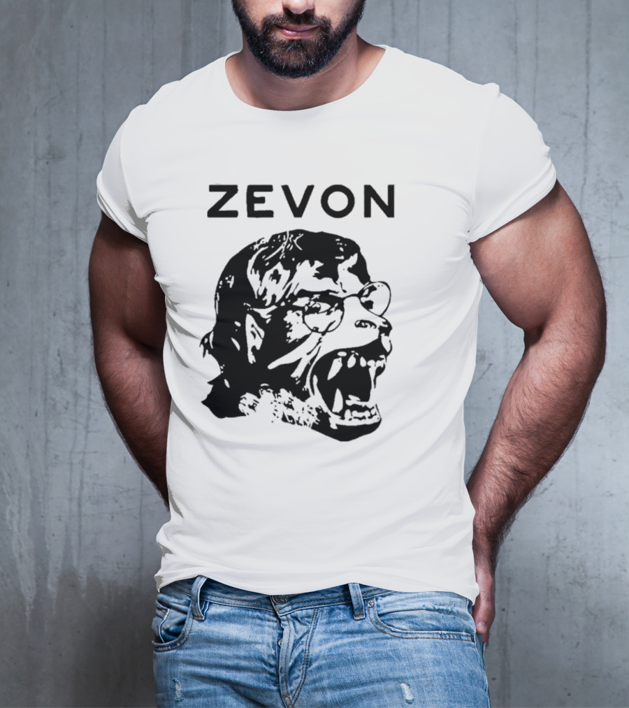 Zevon Angry Face Drawing T-Shirt