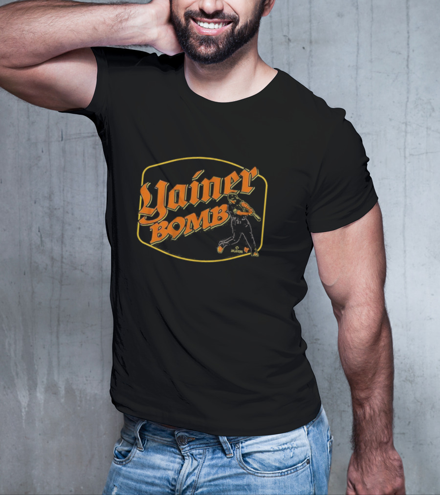 Yainer Diaz Yainer Bomb Baseball Players T-Shirt