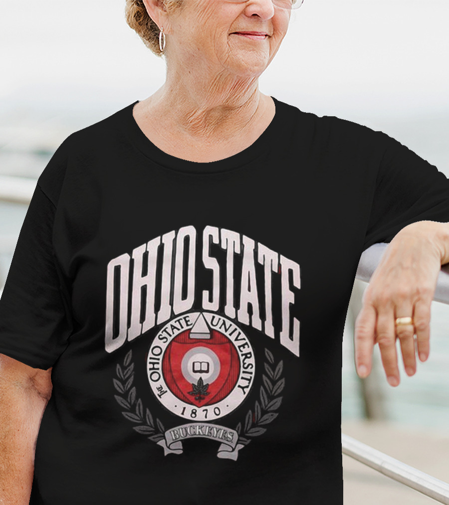 Ohio State University Buckeyes 1870 Seal Bold T-Shirt