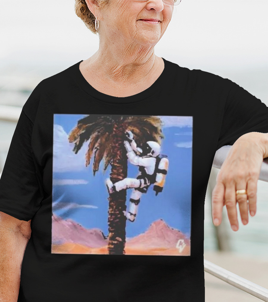 Reasonable Doubt S02 Mckinley Freeman Astronaut Climbing Palm T-Shirt