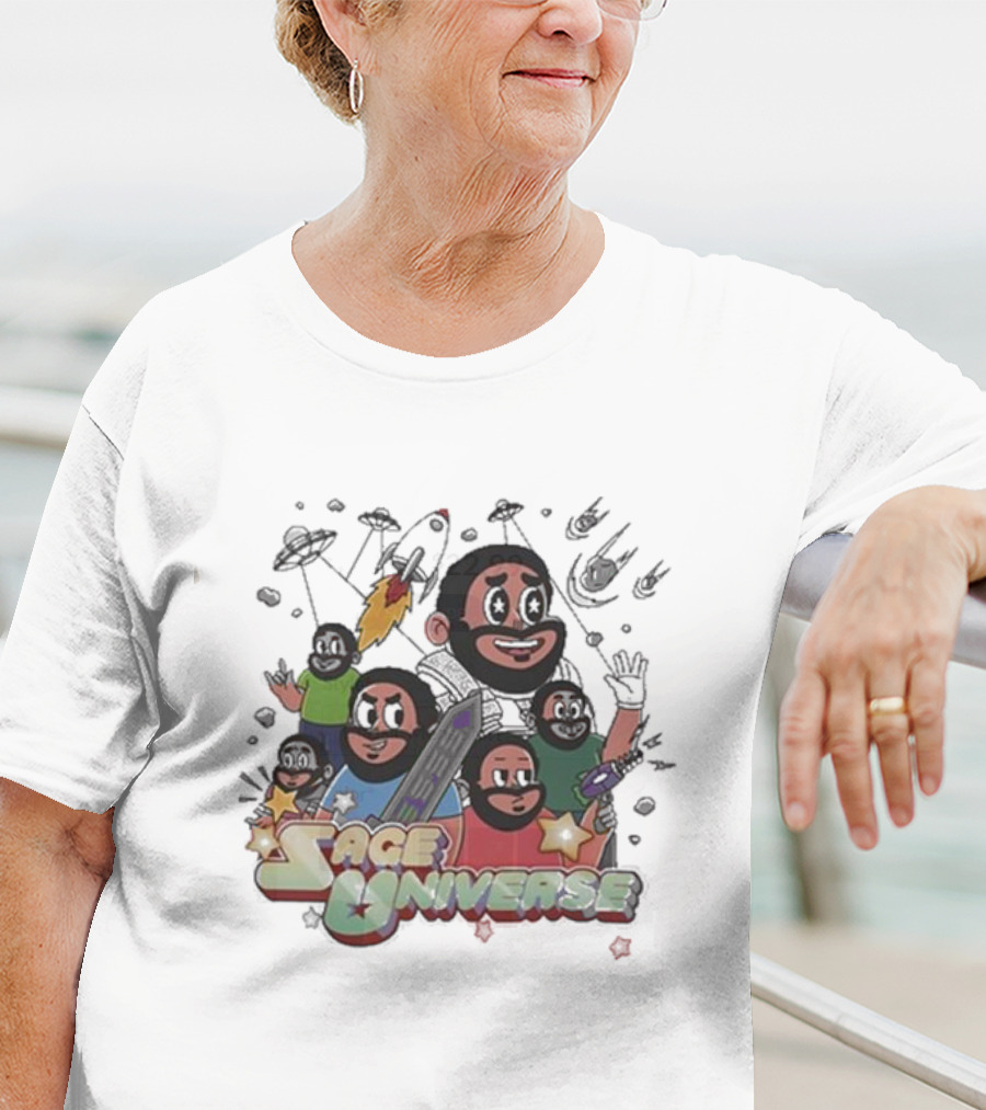 Sage Universe Multiverse Joyful Faces And Adventures T-Shirt