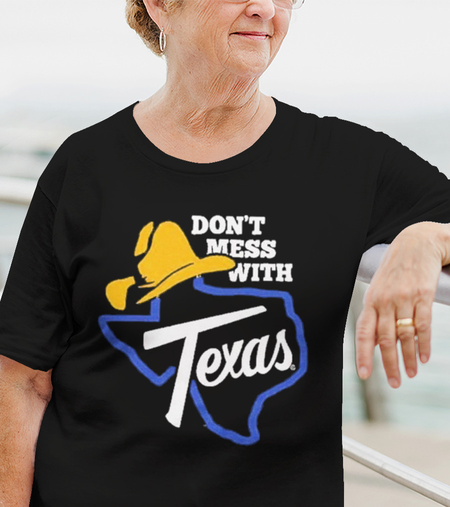 Don't Mess With Texas State Bobcats Football Cowboy T-Shirt