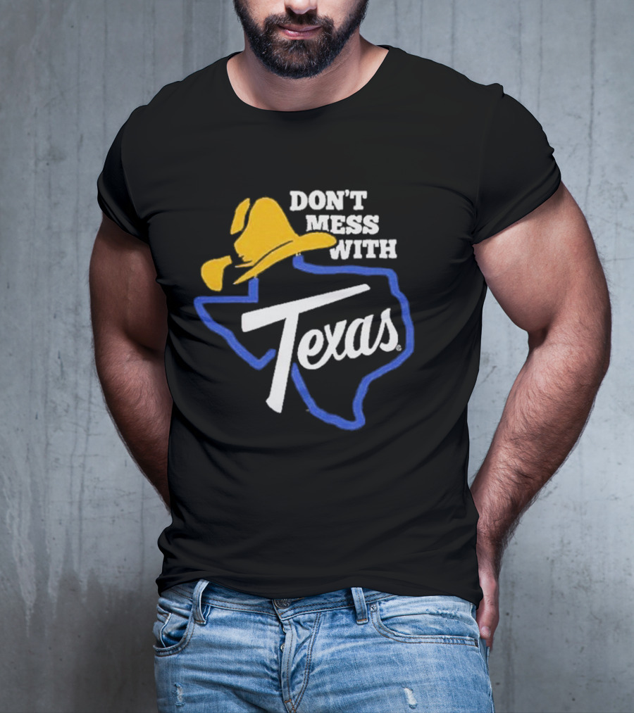 Don't Mess With Texas State Bobcats Football Cowboy T-Shirt