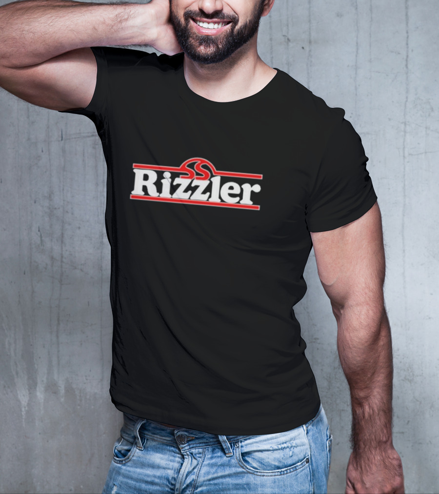 Rizzler Logo With Red And White SS T-Shirt