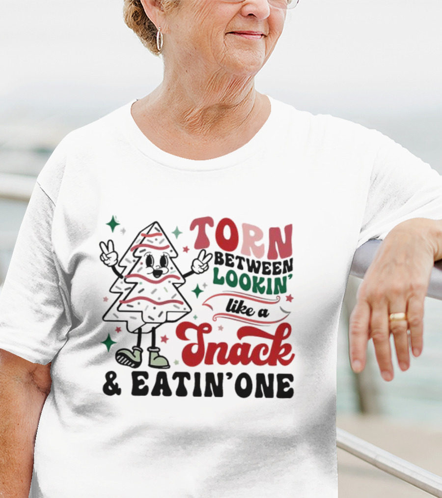 “Colorful Playful Ambivalence Torn Between Lookin Like A Snack And Eatin Bright Design” T-Shirt