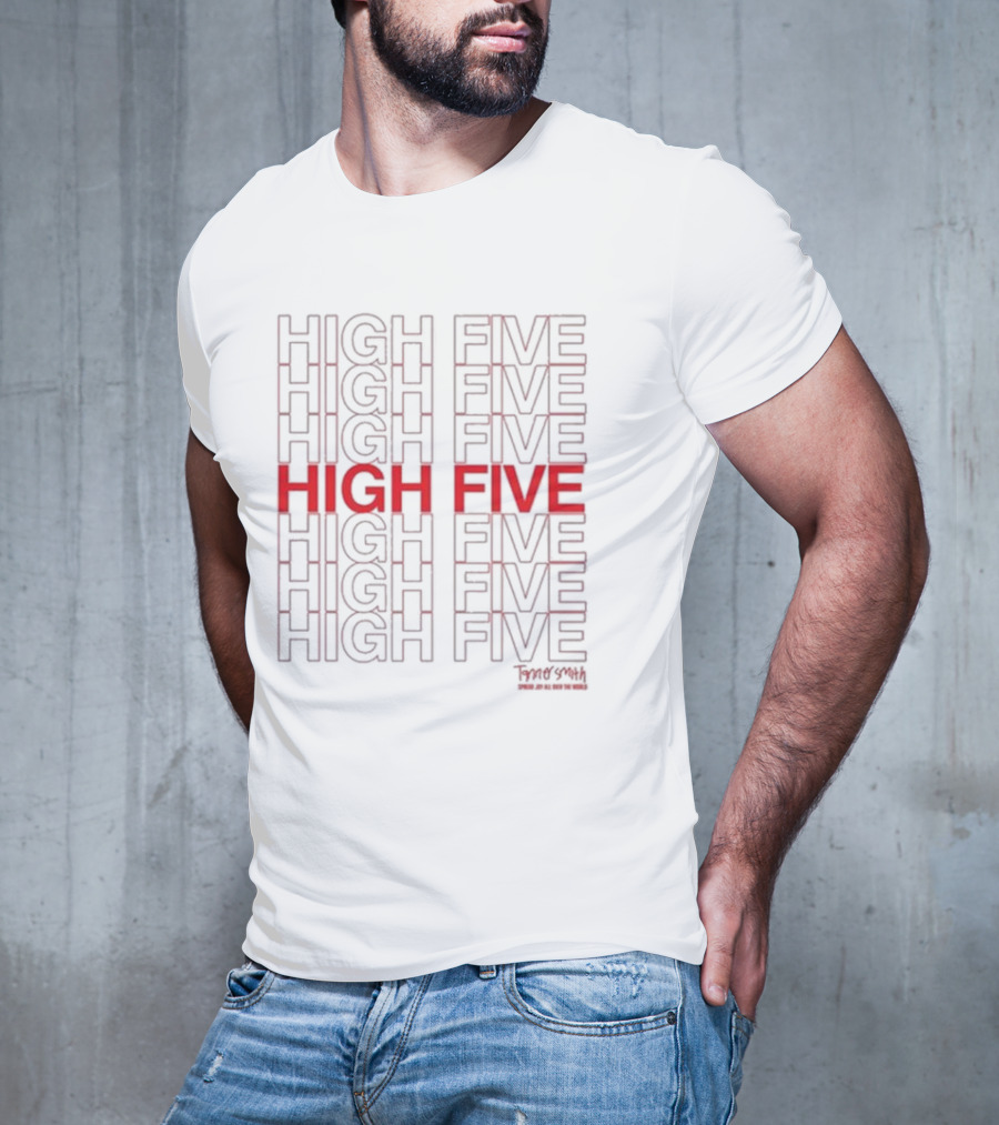 Anner Smith High Five Spread Joy All Over The World T-Shirt