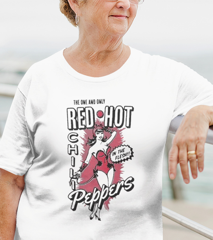 The One And Only Red Hot Chili Peppers In The Flesh T-Shirt