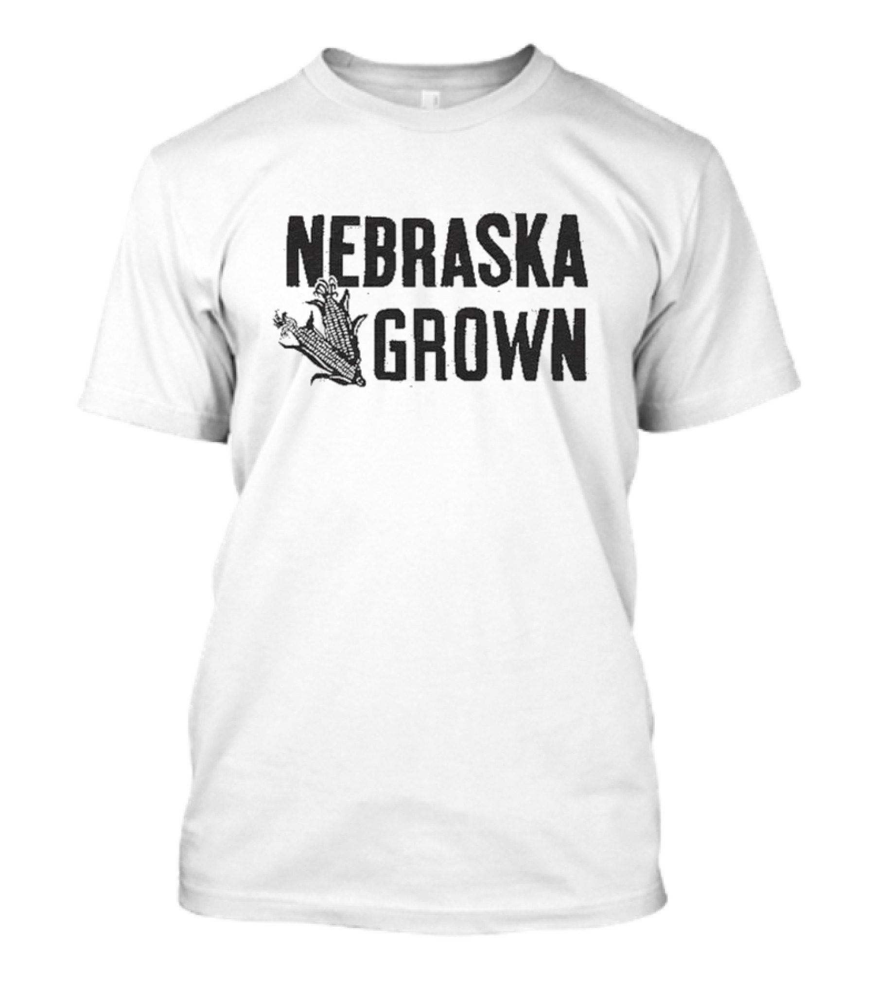 Charlie Hustle Nebraska Grown Grey T-Shirt
