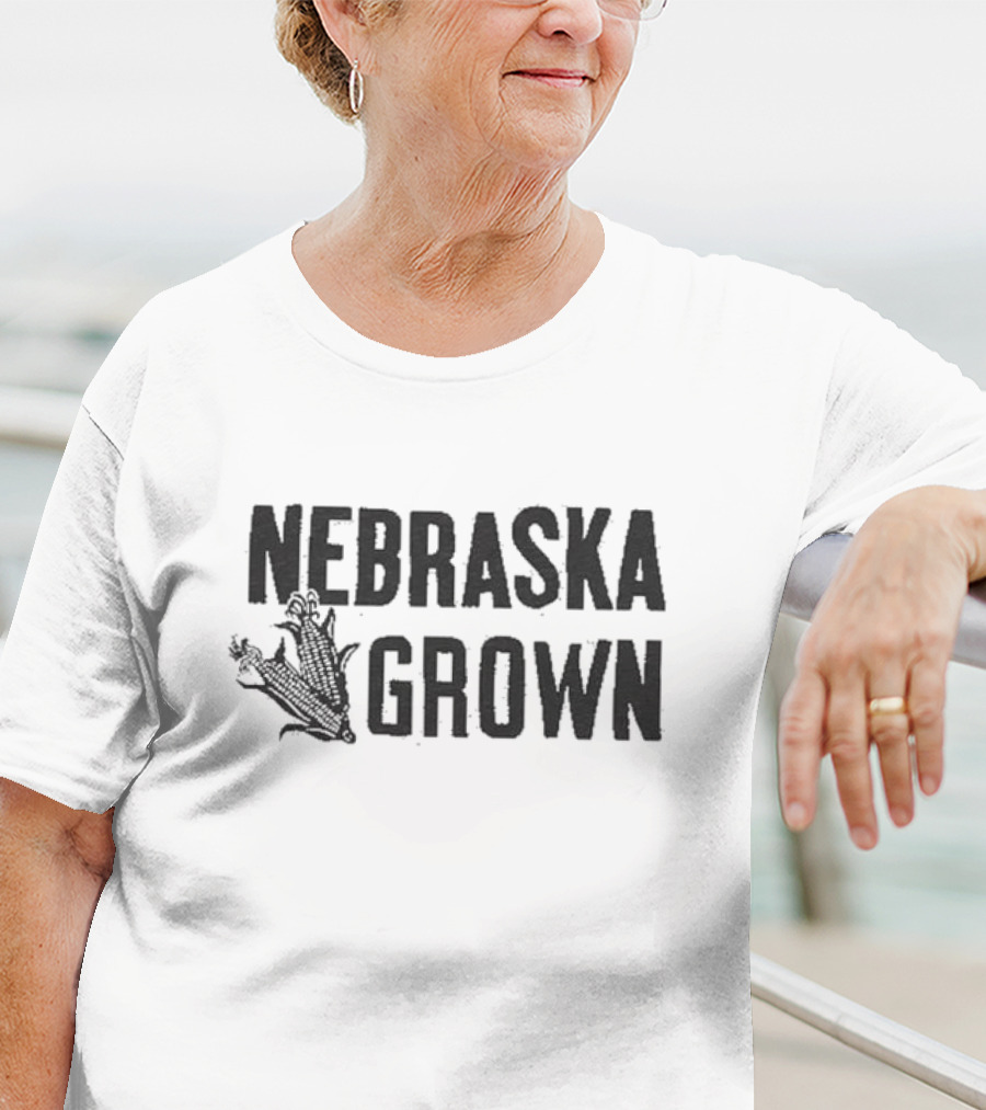 Charlie Hustle Nebraska Grown Grey T-Shirt