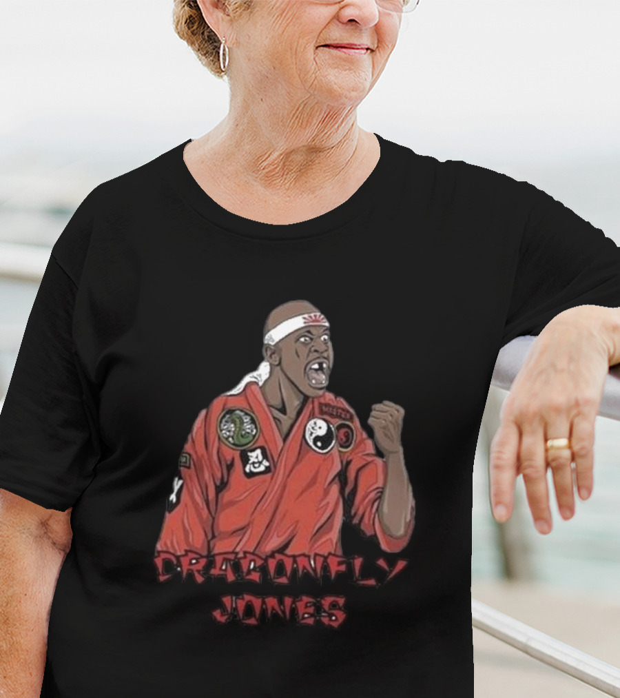 Dragonfly Jones Martin Lawrence Cartoon Mma Karate Kung Fu Martial Arts Iconic Red Gi T-Shirt