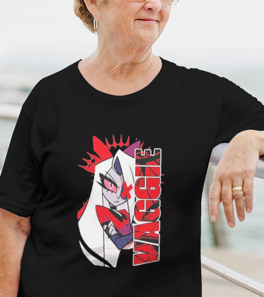 Hazbin Hotel Vaggie Red And White Character T-Shirt