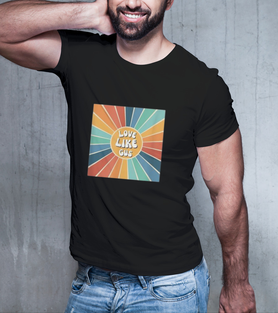 Love Like Gus Retro Sunshine Stripes T-Shirt