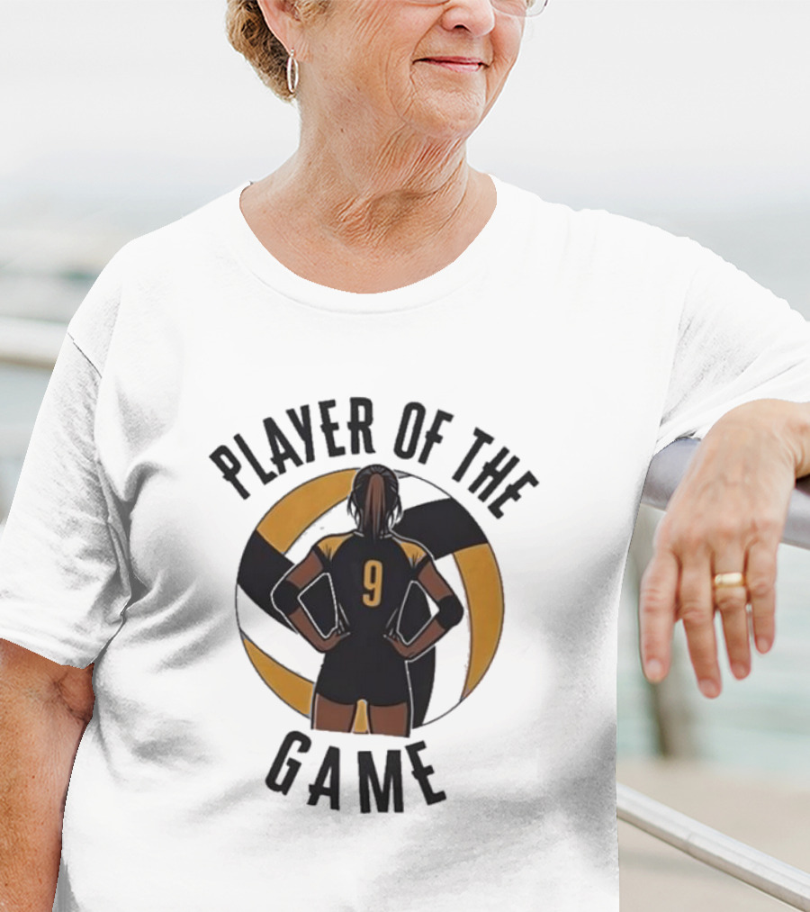 Player Of The Game 9 Volleyball T-Shirt