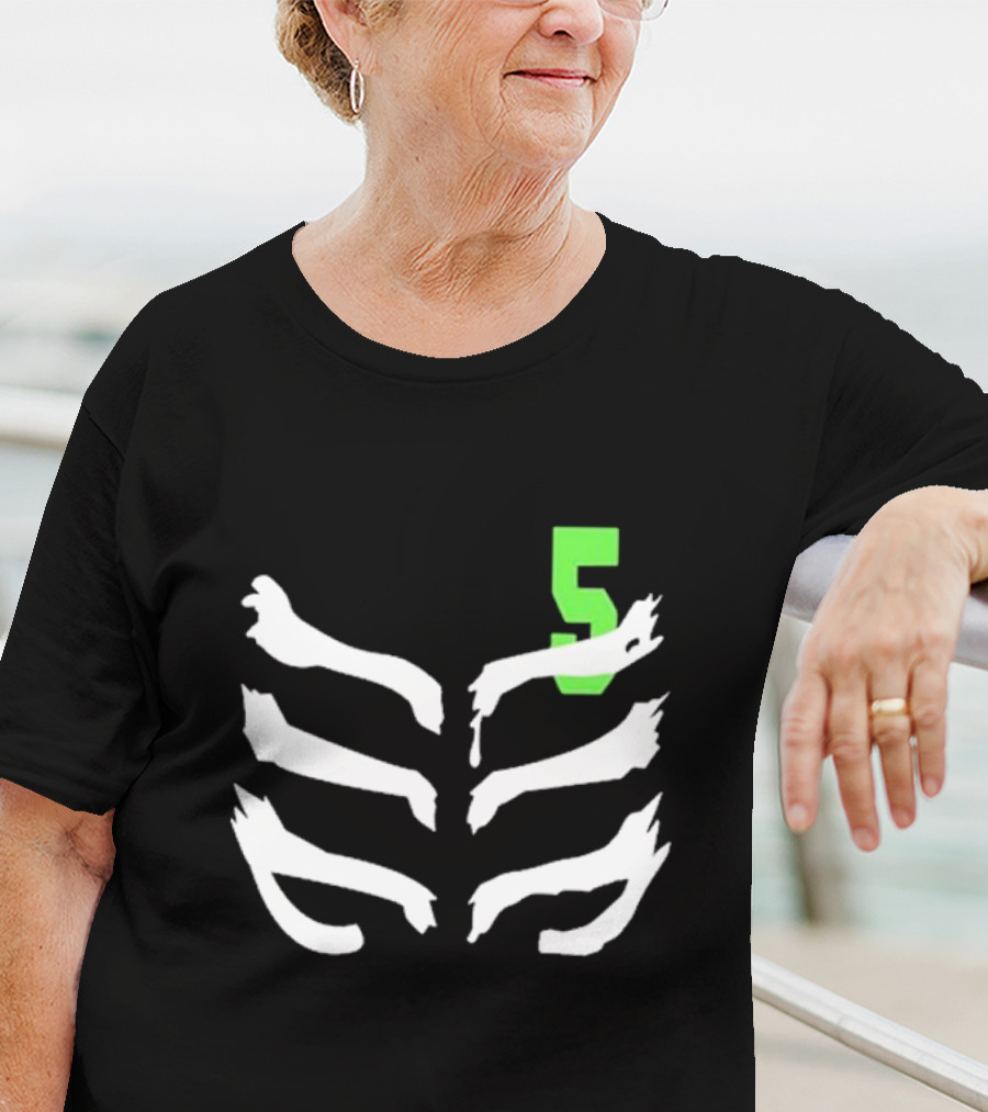 Lloyd Garmadon Ninjago Energy Elemental Symbol Number 5 T-Shirt