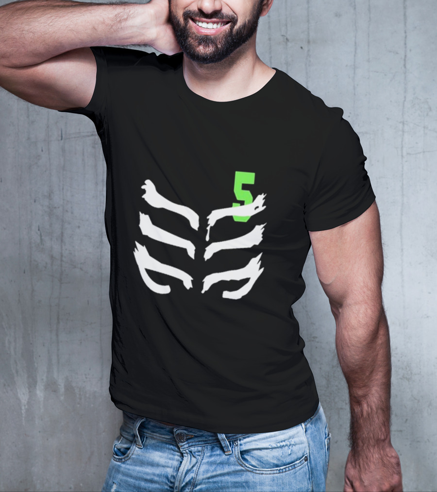 Lloyd Garmadon Ninjago Energy Elemental Symbol Number 5 T-Shirt