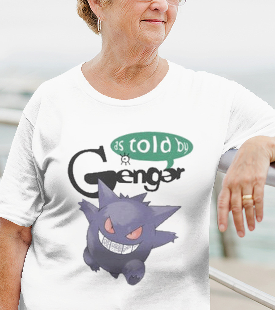 Pokemon As Told By Gengar Ghost-Type Adventure T-Shirt