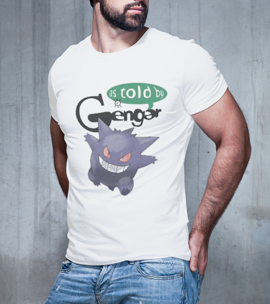 Pokemon As Told By Gengar Ghost-Type Adventure T-Shirt