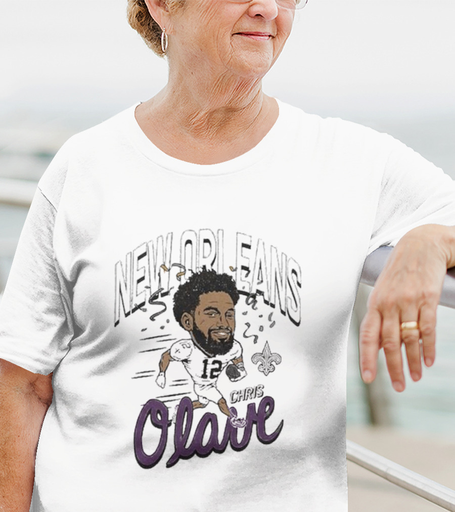 New Orleans Saints Chris Olave 12 T-Shirt