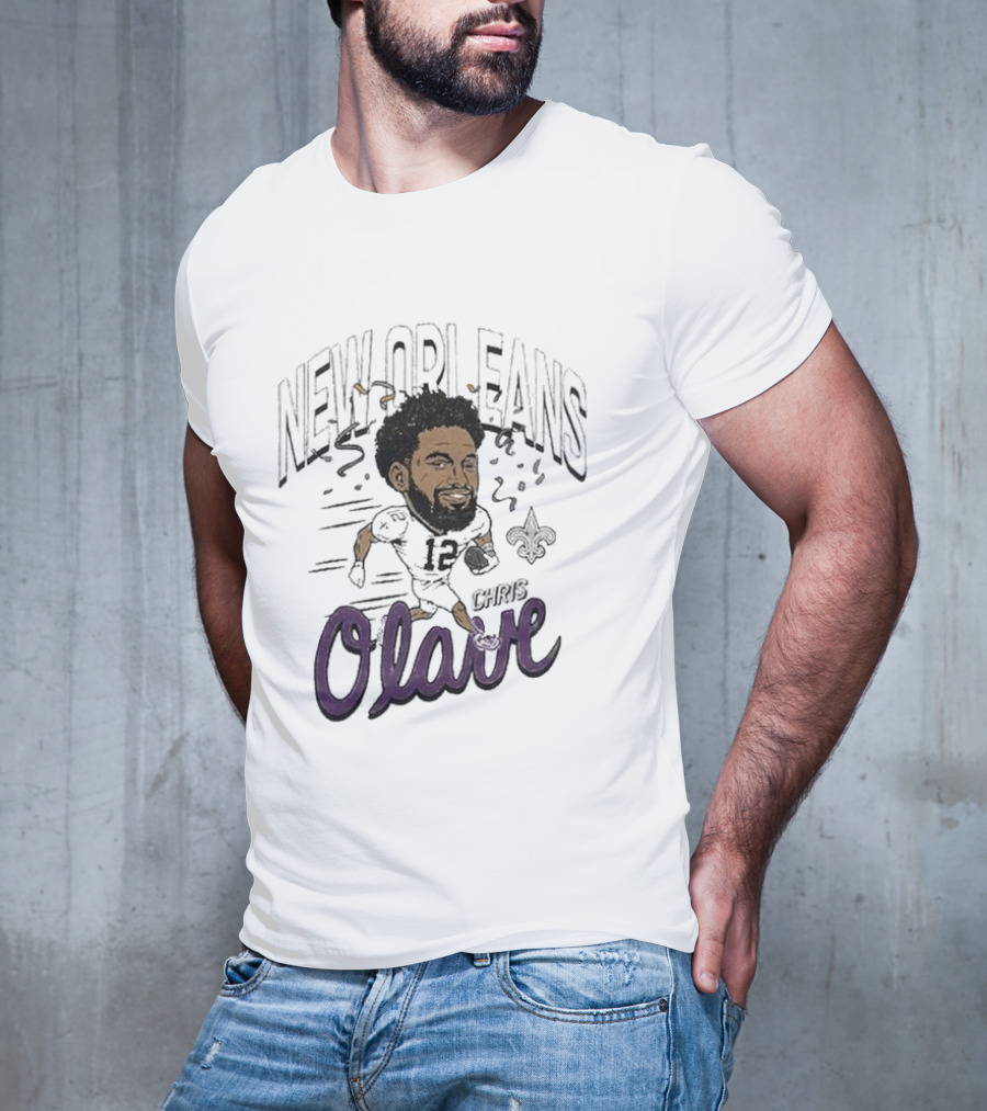 New Orleans Saints Chris Olave 12 T-Shirt