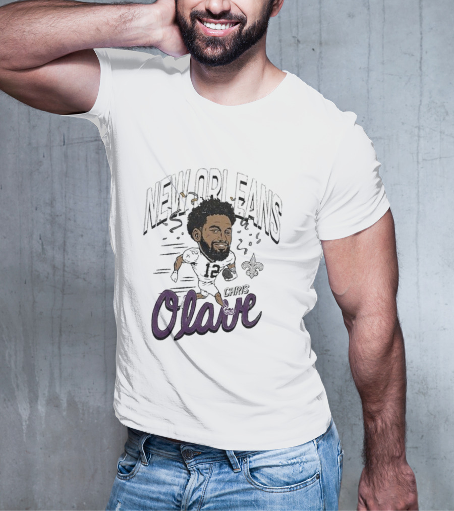 New Orleans Saints Chris Olave 12 T-Shirt