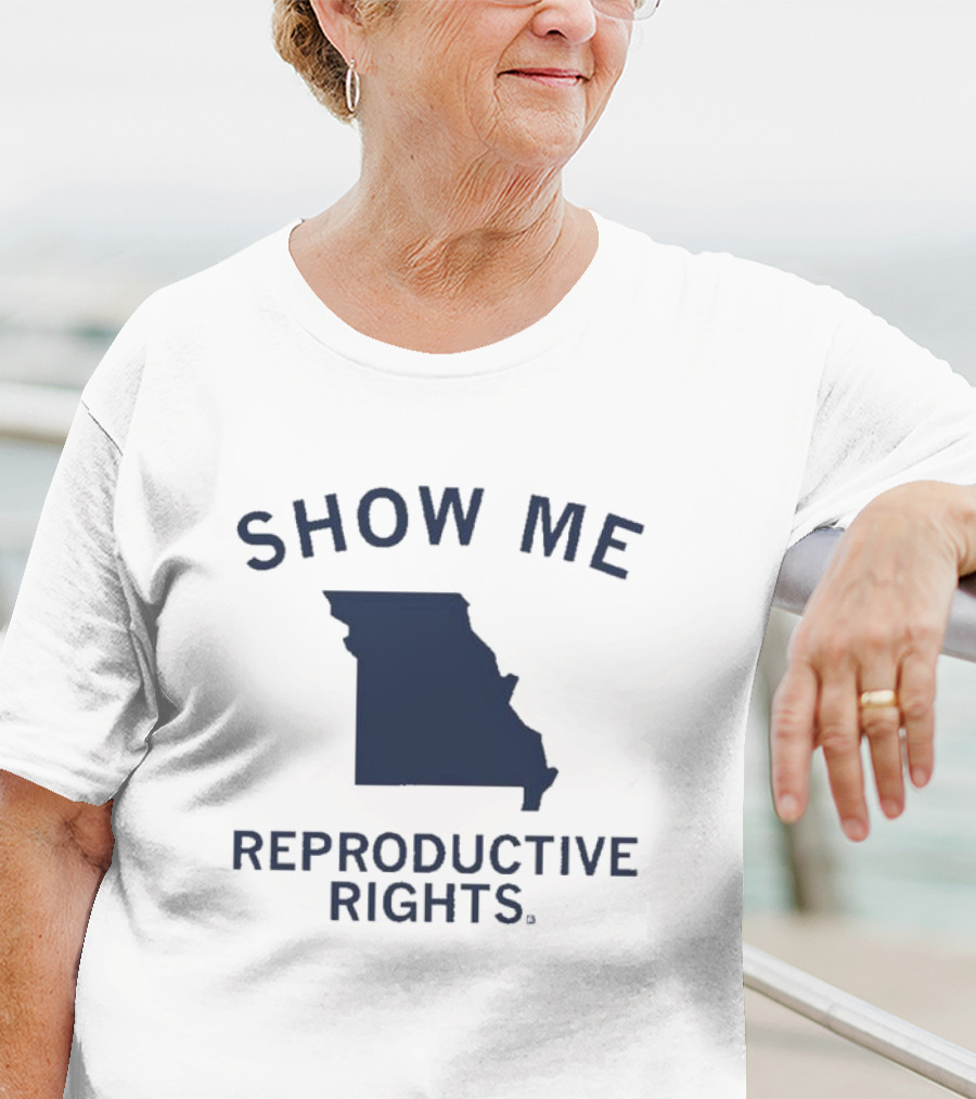 Show Me Reproductive Rights Missouri State Map T-Shirt