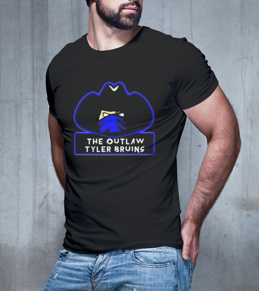 The Outlaw Tyler Bruins Cowboy Mask T-Shirt