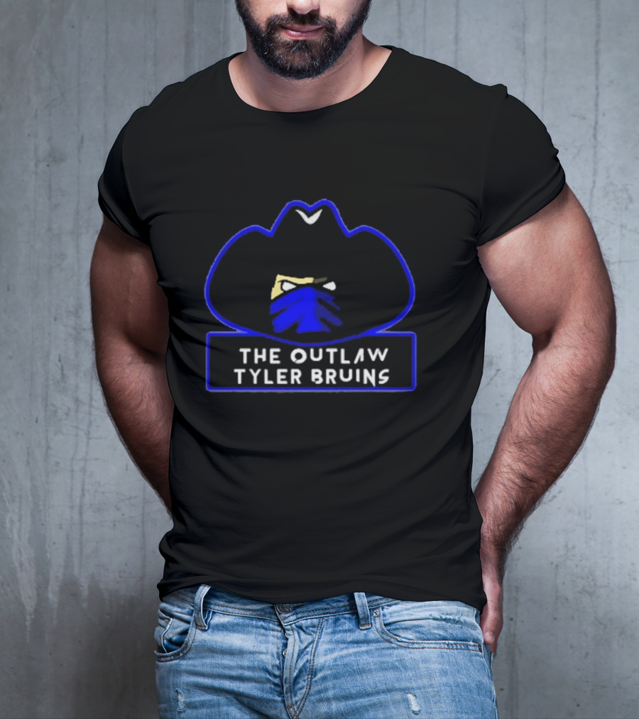 The Outlaw Tyler Bruins Cowboy Mask T-Shirt