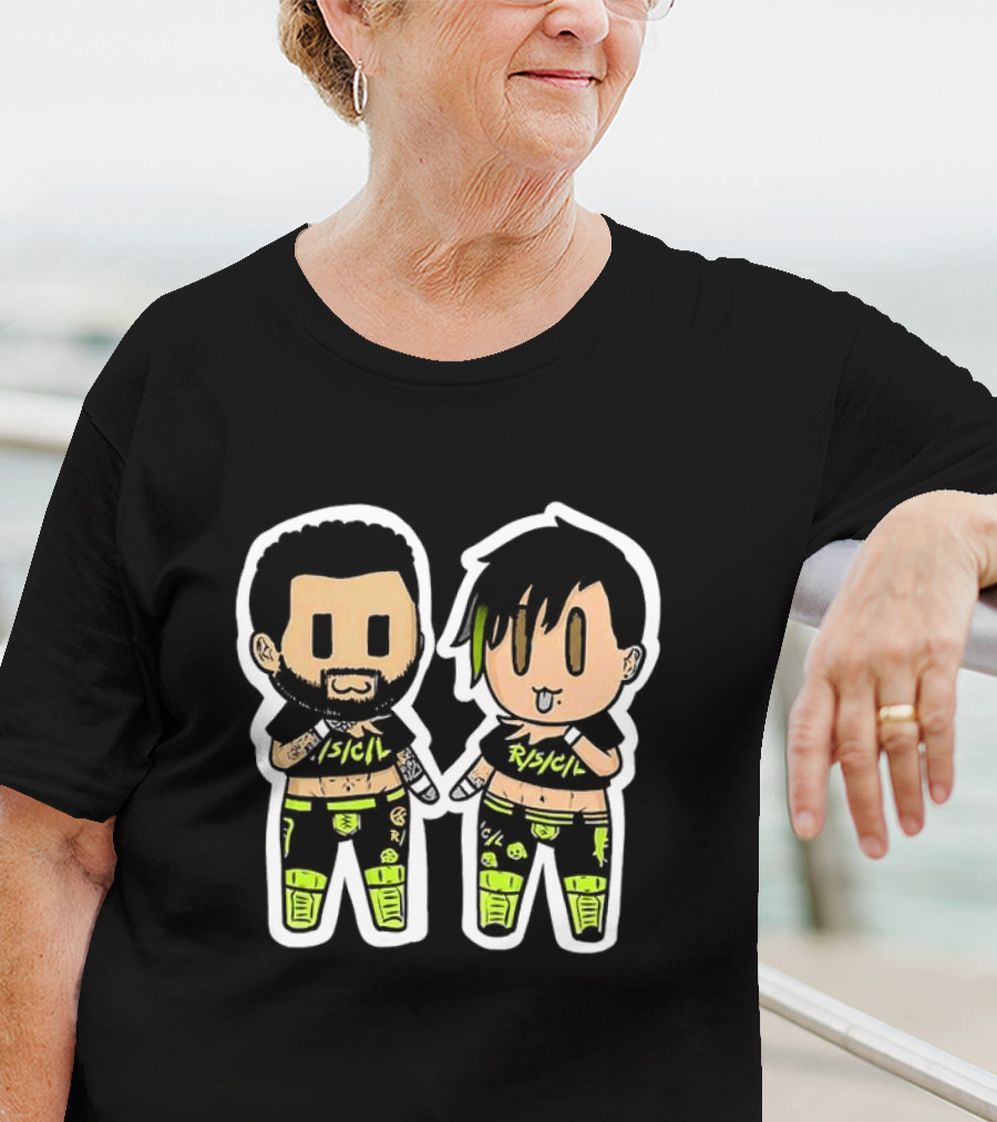 The Rascalz Trey Miguel And Zachary Wentz Rasclz Chibi Style Cartoon Characters T-Shirt