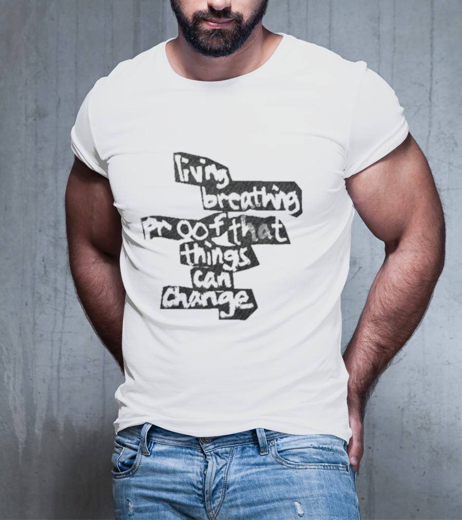 Living Breathing Proof That Things Can Change Chandlerd Moore In Yellow T-Shirt