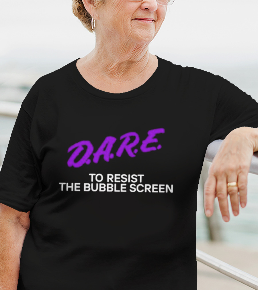 Clemson Tigers D.A.R.E. To Resist The Bubble Screen T-Shirt