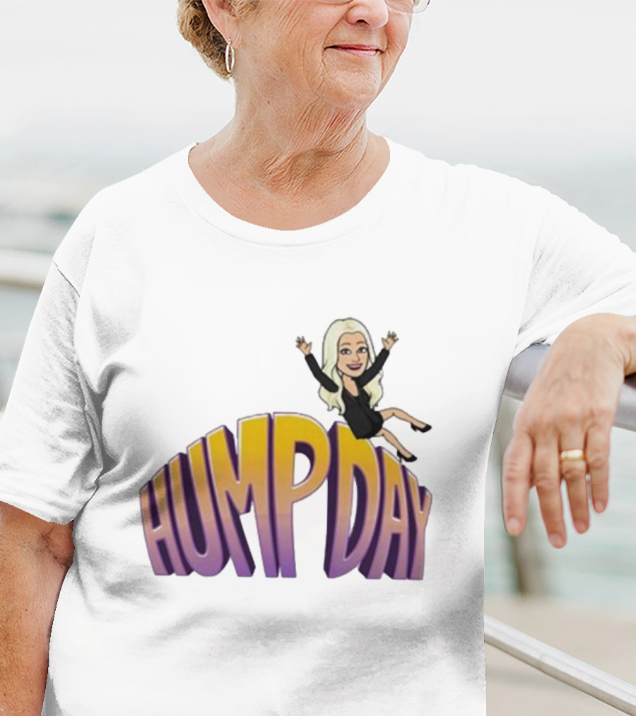 Debbie Quasimodo Hump Day Cartoon Character Text T-Shirt