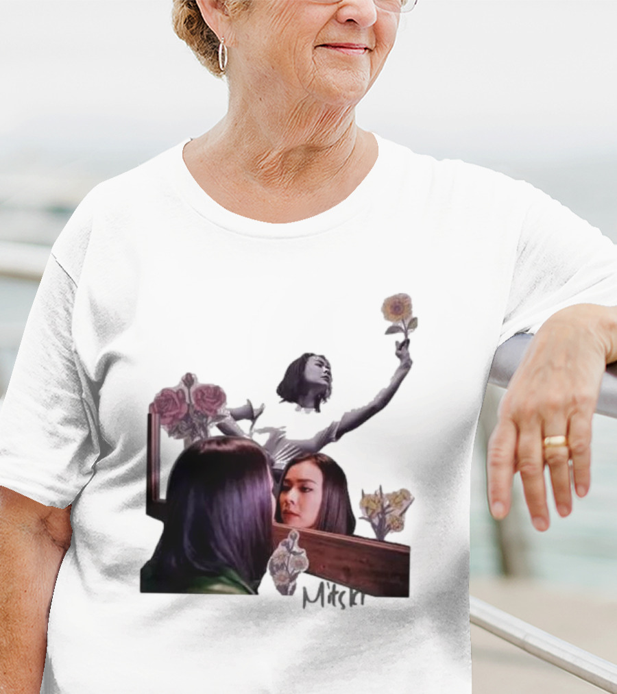 Mitski Collage With Flowers And Reflective T-Shirt
