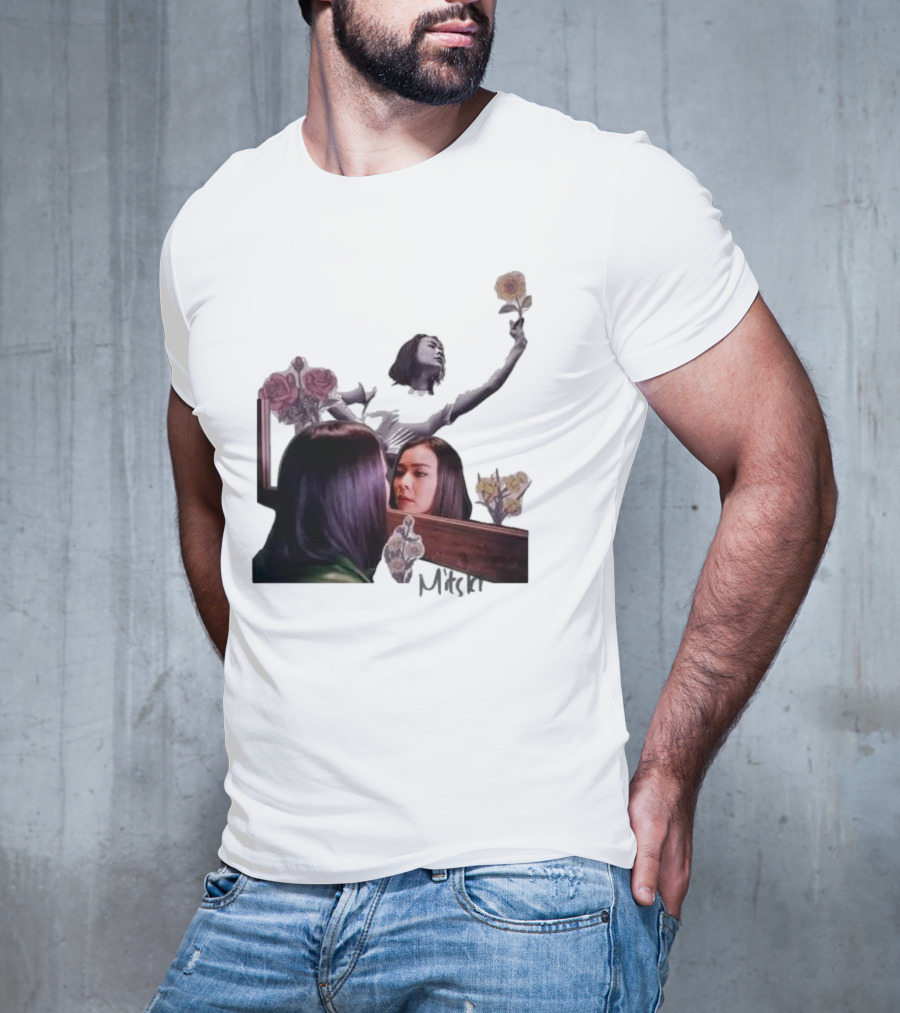 Mitski Collage With Flowers And Reflective T-Shirt