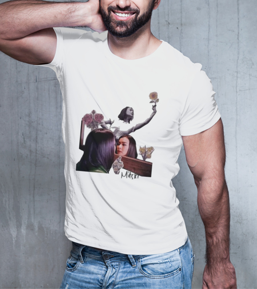 Mitski Collage With Flowers And Reflective T-Shirt