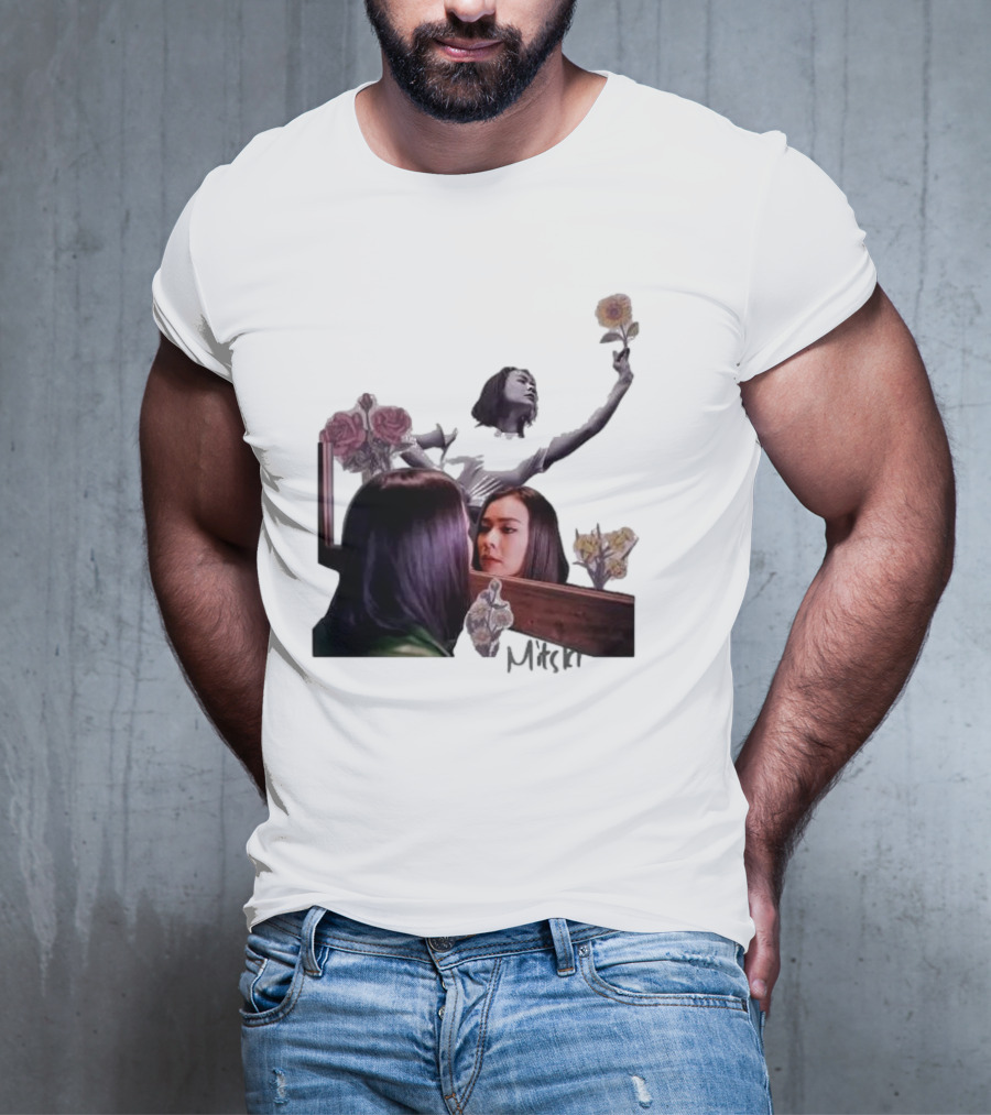 Mitski Collage With Flowers And Reflective T-Shirt