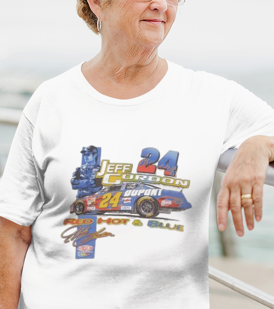 Jeff Gordon 24 Dupont Red Hot And Blue Racing 2003 T-Shirt