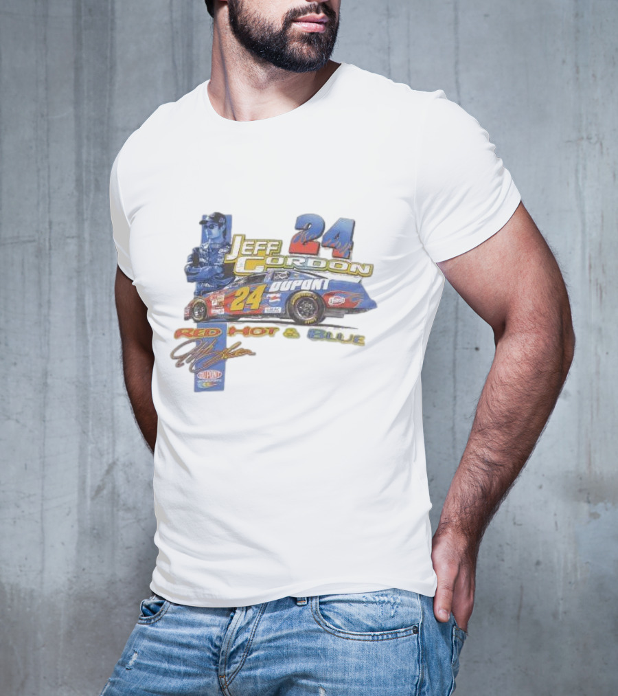 Jeff Gordon 24 Dupont Red Hot And Blue Racing 2003 T-Shirt