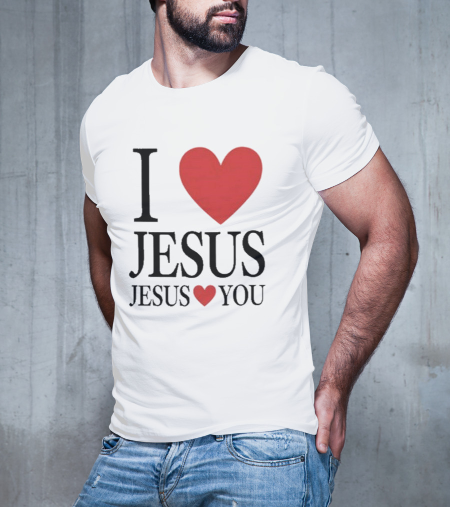 Bryce Crawford I Heart Jesus Jesus Loves You T-Shirt