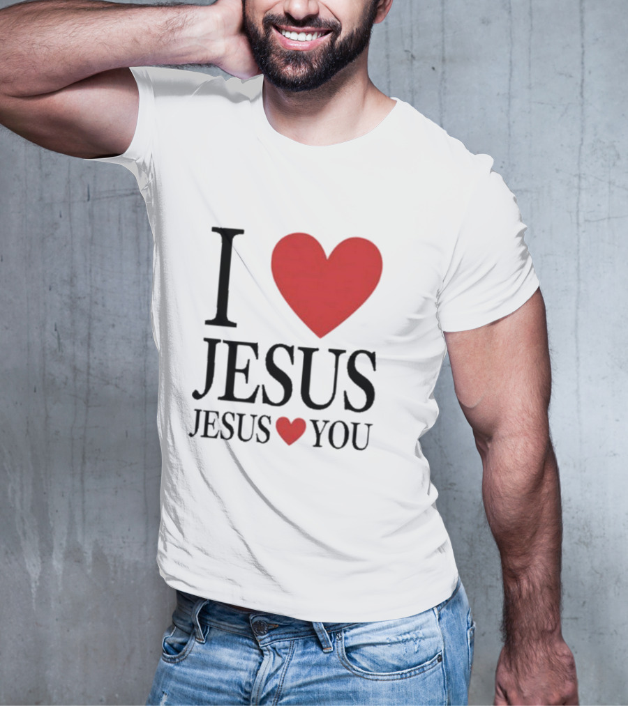 Bryce Crawford I Heart Jesus Jesus Loves You T-Shirt