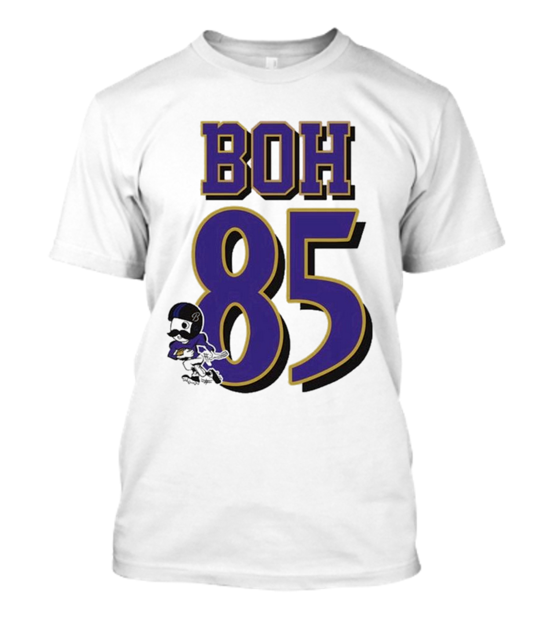 BOH 85 Game Day Football Player T-Shirt