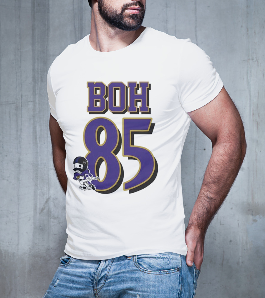 BOH 85 Game Day Football Player T-Shirt